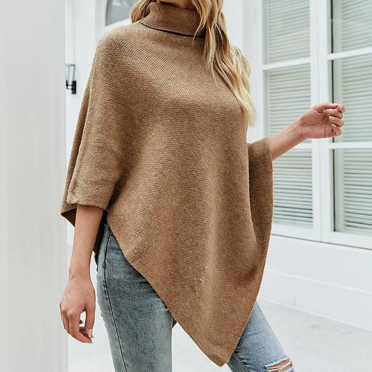 Knitted Poncho Sweater