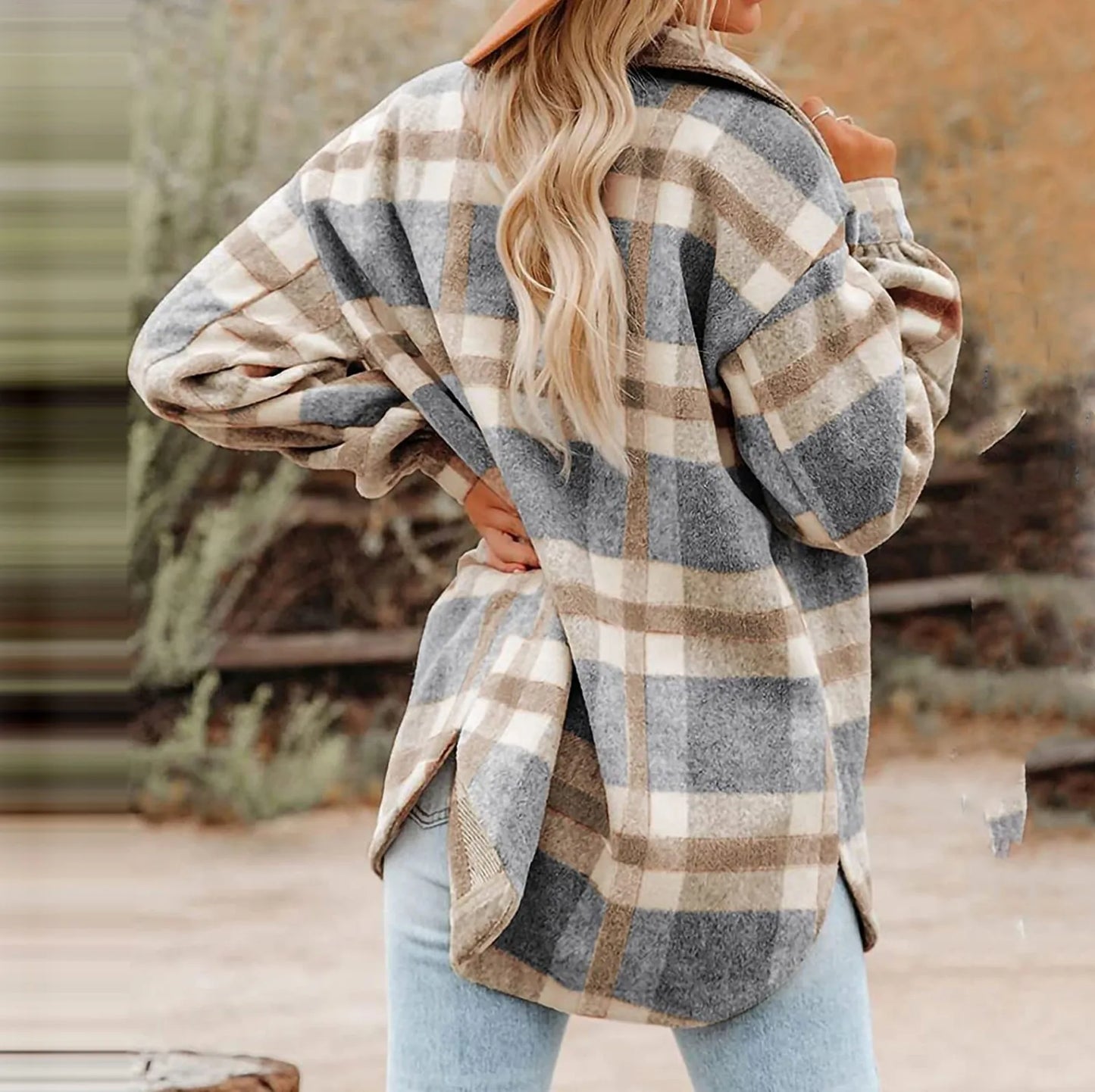 Women's Autumn Plaid Flannel